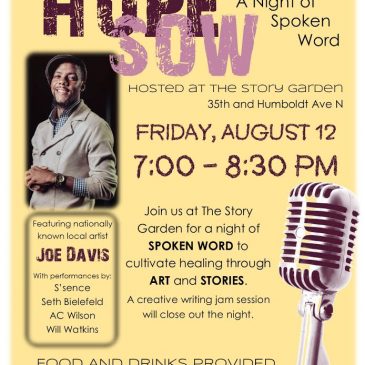 Hope Sow – A Night of Spoken Word