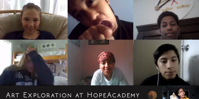 Virtual Art Exploration at Hope Academy